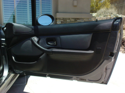 2002 BMW M Coupe in Steel Gray Metallic over Dark Gray & Black Nappa - Passenger Door