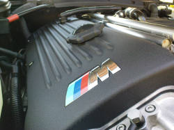 2002 BMW M Coupe in Steel Gray Metallic over Dark Gray & Black Nappa - S54 Engine Detail