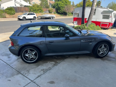 2002 BMW M Coupe in Steel Gray Metallic over Dark Gray & Black Nappa