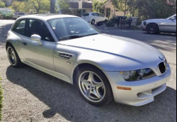 2002 BMW M Coupe in Titanium Silver Metallic over Black Nappa