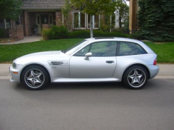 2002 BMW M Coupe in Titanium Silver Metallic over Black Nappa - Side