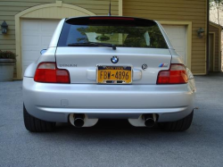 2002 BMW M Coupe in Titanium Silver Metallic over Dark Gray & Black Nappa - Back
