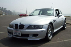 2002 BMW M Coupe in Titanium Silver Metallic over Black Nappa - Front 3/4