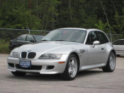 2002 BMW M Coupe in Titanium Silver Metallic over Black Nappa - Front 3/4
