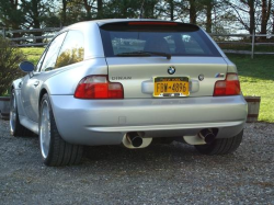 2002 BMW M Coupe in Titanium Silver Metallic over Dark Gray & Black Nappa - Back