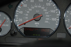 2002 BMW M Coupe in Titanium Silver Metallic over Black Nappa - Odometer