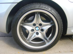 2002 BMW M Coupe in Titanium Silver Metallic over Black Nappa - Rear Passenger Wheel