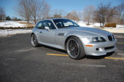 2002 BMW M Coupe in Titanium Silver Metallic over Dark Gray & Black Nappa - Front 3/4