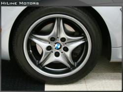 2002 BMW M Coupe in Titanium Silver Metallic over Black Nappa - Front Driver Wheel