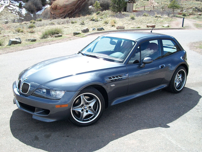 2002 BMW M Coupe in Steel Gray Metallic over Imola Red & Black Nappa