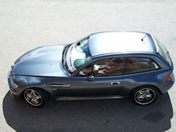 2002 BMW M Coupe in Steel Gray Metallic over Imola Red & Black Nappa - Sunroof-Delete Roof