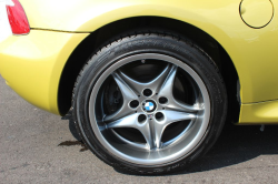 2001 BMW M Coupe in Phoenix Yellow Metallic over Black Nappa - Rear Passenger Wheel