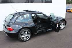 2002 BMW M Coupe in Black Sapphire Metallic over Black Nappa - Side