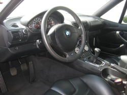 2000 BMW M Coupe in Alpine White 3 over Black Nappa - Interior