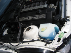 2000 BMW M Coupe in Alpine White 3 over Black Nappa - S52 Engine Bay