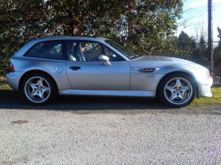 1999 BMW M Coupe in Arctic Silver Metallic over Black Nappa - Side