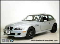 1999 BMW M Coupe in Arctic Silver Metallic over Black Nappa - Front 3/4
