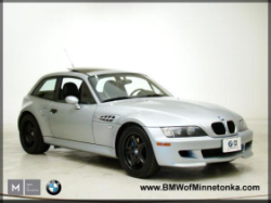 1999 BMW M Coupe in Arctic Silver Metallic over Black Nappa - Front 3/4