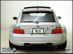 1999 BMW M Coupe in Arctic Silver Metallic over Black Nappa - Back
