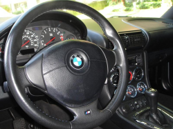 1999 BMW M Coupe in Arctic Silver Metallic over Black Nappa - Steering Wheel