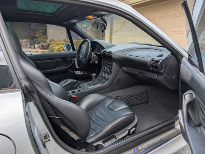 1999 BMW M Coupe in Arctic Silver Metallic over Black Nappa