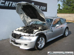1999 BMW M Coupe in Arctic Silver Metallic over Black Nappa - Engine Bay