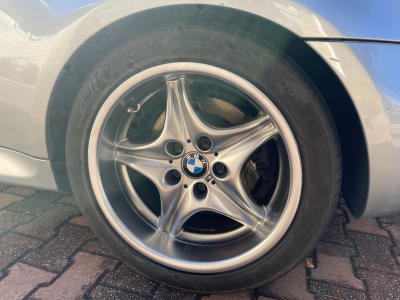 1999 BMW M Coupe in Arctic Silver Metallic over Dark Gray & Black Nappa