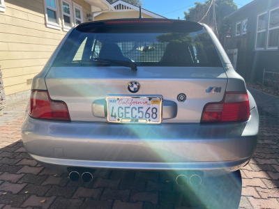 1999 BMW M Coupe in Arctic Silver Metallic over Dark Gray & Black Nappa