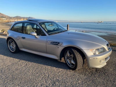 1999 BMW M Coupe in Arctic Silver Metallic over Dark Gray & Black Nappa