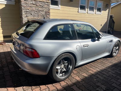 1999 BMW M Coupe in Arctic Silver Metallic over Dark Gray & Black Nappa