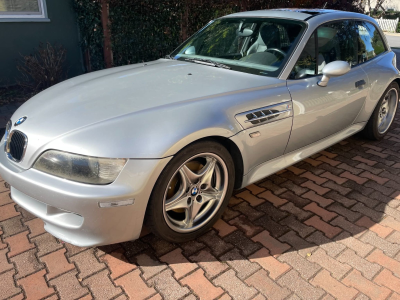 1999 BMW M Coupe in Arctic Silver Metallic over Dark Gray & Black Nappa