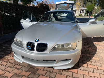 1999 BMW M Coupe in Arctic Silver Metallic over Dark Gray & Black Nappa