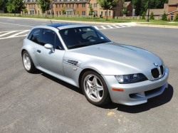 1999 BMW M Coupe in Arctic Silver Metallic over Black Nappa