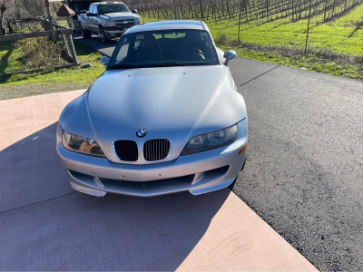 1999 BMW M Coupe in Arctic Silver Metallic over Dark Gray & Black Nappa