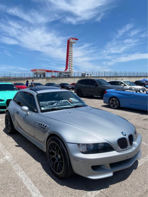 1999 BMW M Coupe in Arctic Silver Metallic over Dark Gray & Black Nappa