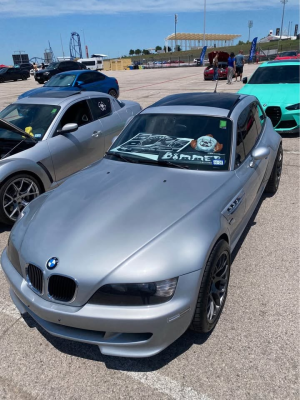 1999 BMW M Coupe in Arctic Silver Metallic over Dark Gray & Black Nappa
