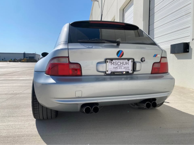 1999 BMW M Coupe in Arctic Silver Metallic over Dark Gray & Black Nappa