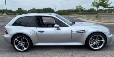1999 BMW M Coupe in Arctic Silver Metallic over Dark Gray & Black Nappa