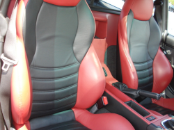 1999 BMW M Coupe in Arctic Silver Metallic over Imola Red & Black Nappa - Passenger Seat