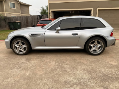 1999 BMW M Coupe in Arctic Silver Metallic over Dark Gray & Black Nappa