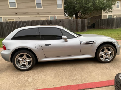 1999 BMW M Coupe in Arctic Silver Metallic over Dark Gray & Black Nappa