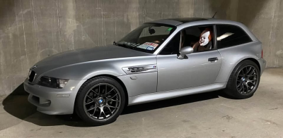 1999 BMW M Coupe in Arctic Silver Metallic over Dark Gray & Black Nappa