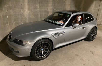 1999 BMW M Coupe in Arctic Silver Metallic over Dark Gray & Black Nappa