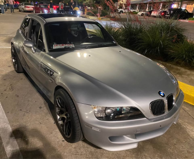 1999 BMW M Coupe in Arctic Silver Metallic over Dark Gray & Black Nappa