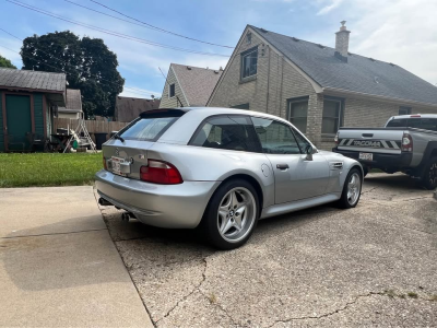 1999 BMW M Coupe in Arctic Silver Metallic over Black Nappa