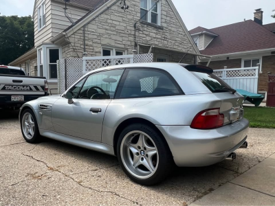 1999 BMW M Coupe in Arctic Silver Metallic over Black Nappa