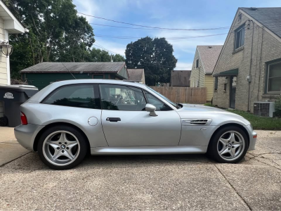 1999 BMW M Coupe in Arctic Silver Metallic over Black Nappa