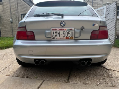 1999 BMW M Coupe in Arctic Silver Metallic over Black Nappa