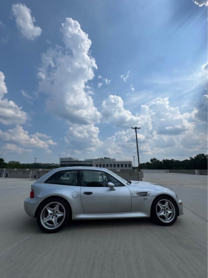 1999 BMW M Coupe in Arctic Silver Metallic over Black Nappa