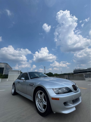 1999 BMW M Coupe in Arctic Silver Metallic over Black Nappa